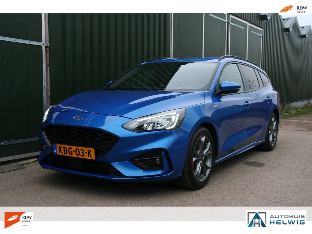 Ford Focus Wagon - 1.0 EcoBoost Hybrid ST Line Business 1.0 EcoBoost Hybrid ST Line Business, 155 PK VIRTUEEL, NAVI, CAMERA, STOEL STUUR RUIT VERW - AutoWereld.nl