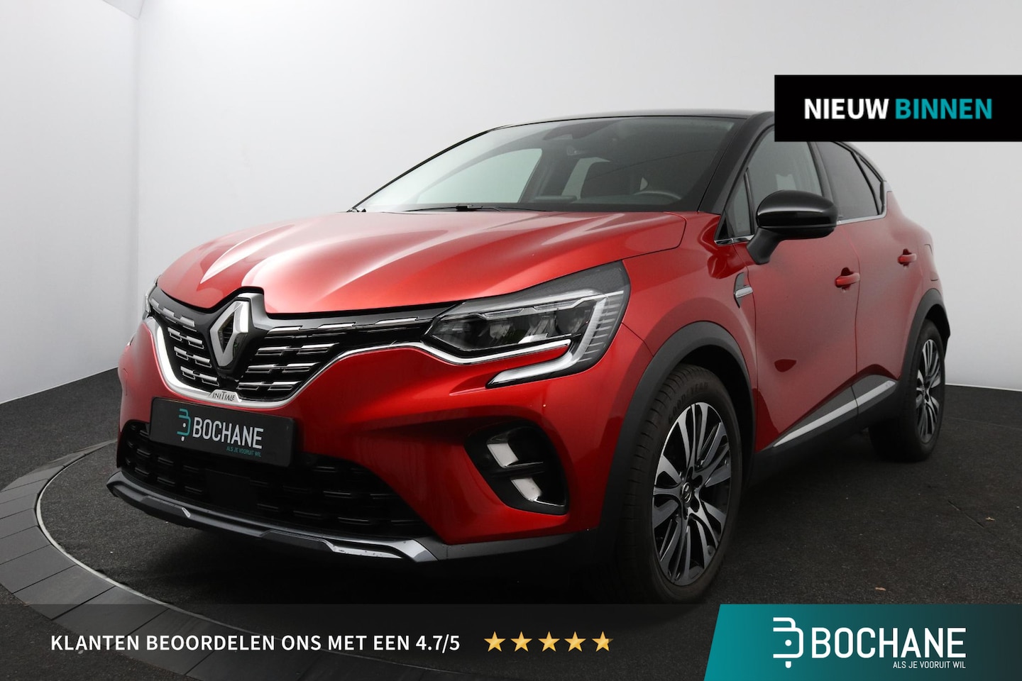 Renault Captur - 1.6 E-Tech Plug-in Hybrid 160 Initiale Paris | Leder | Stoelverwarming | Camera | - AutoWereld.nl