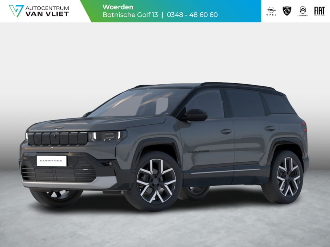 Jeep Compass - First Edition 74 kWh | Uit voorraad leverbaar !| Adapt. Cruise | Camera | Carplay | 20" | - AutoWereld.nl