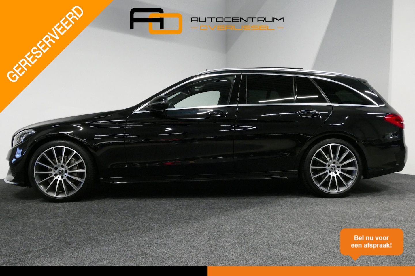 Mercedes-Benz C-klasse Estate - 220 CDI AMG Line / Panoramadak / Burmester Surround Sound / Trekhaak (zwenkbaar) / Achteru - AutoWereld.nl