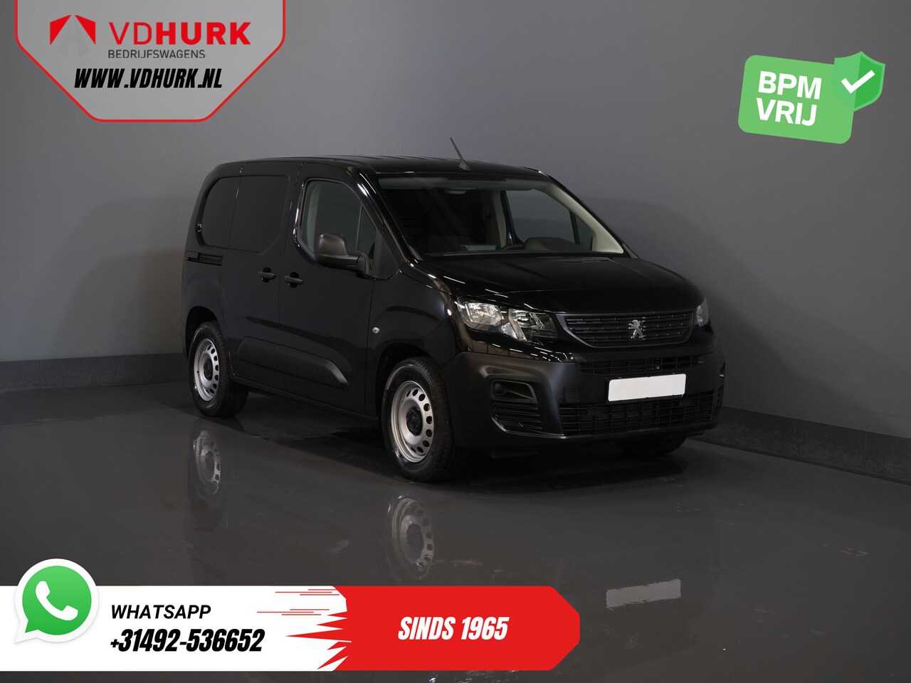 Peugeot e-Partner - 50 kWh 280 km WLTP Standkachel/ Snellader/ DAB/ Cruise/ Airco - AutoWereld.nl