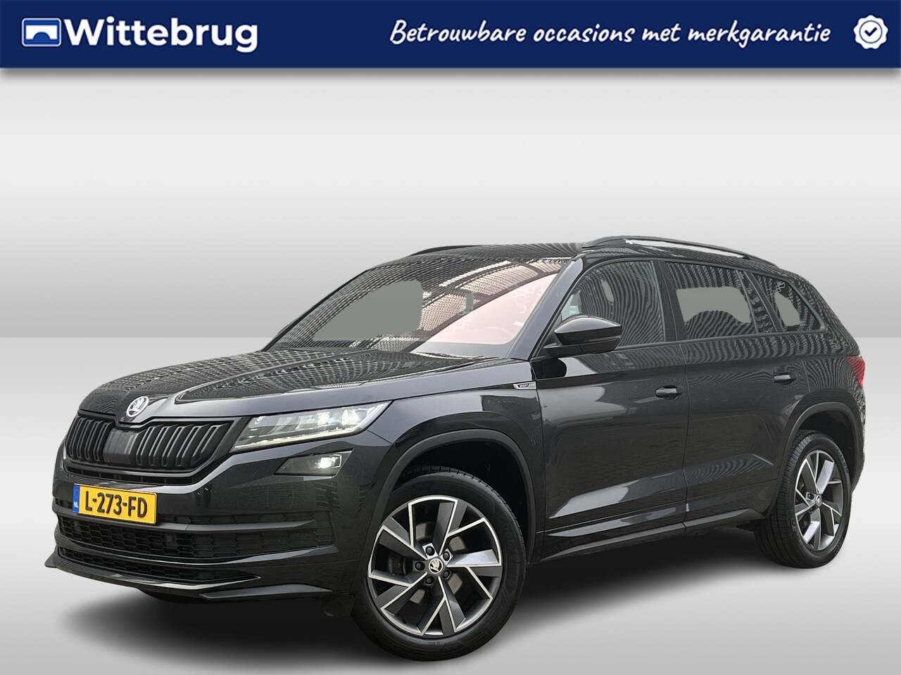 Skoda Kodiaq - 1.5 TSI Sportline Business / Digitaal dashboard / Zwenkbare trekhaak / Navigatie / App con - AutoWereld.nl