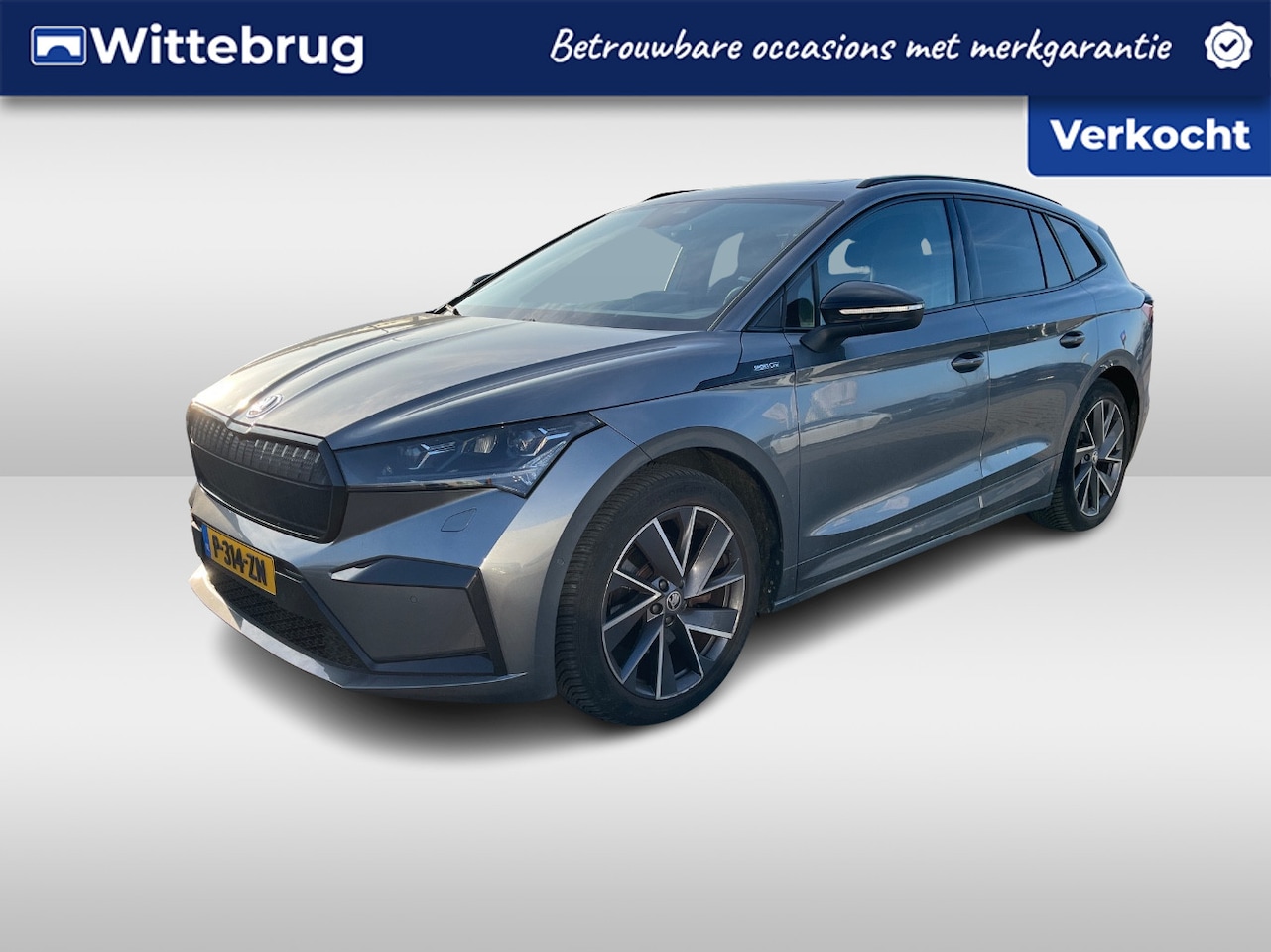 Skoda Enyaq iV - 60 Sportline / Pano / App connect / Navigatie / Camera / Parkeersensoren V+A / Elektrische - AutoWereld.nl