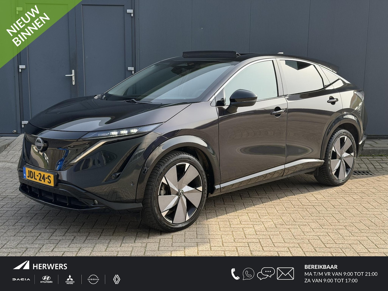 Nissan Ariya - Advance 91 kWh / WLTP  516 km / Elektrisch Glazen Schuif- en Kanteldak / Stuur- en Stoelve - AutoWereld.nl
