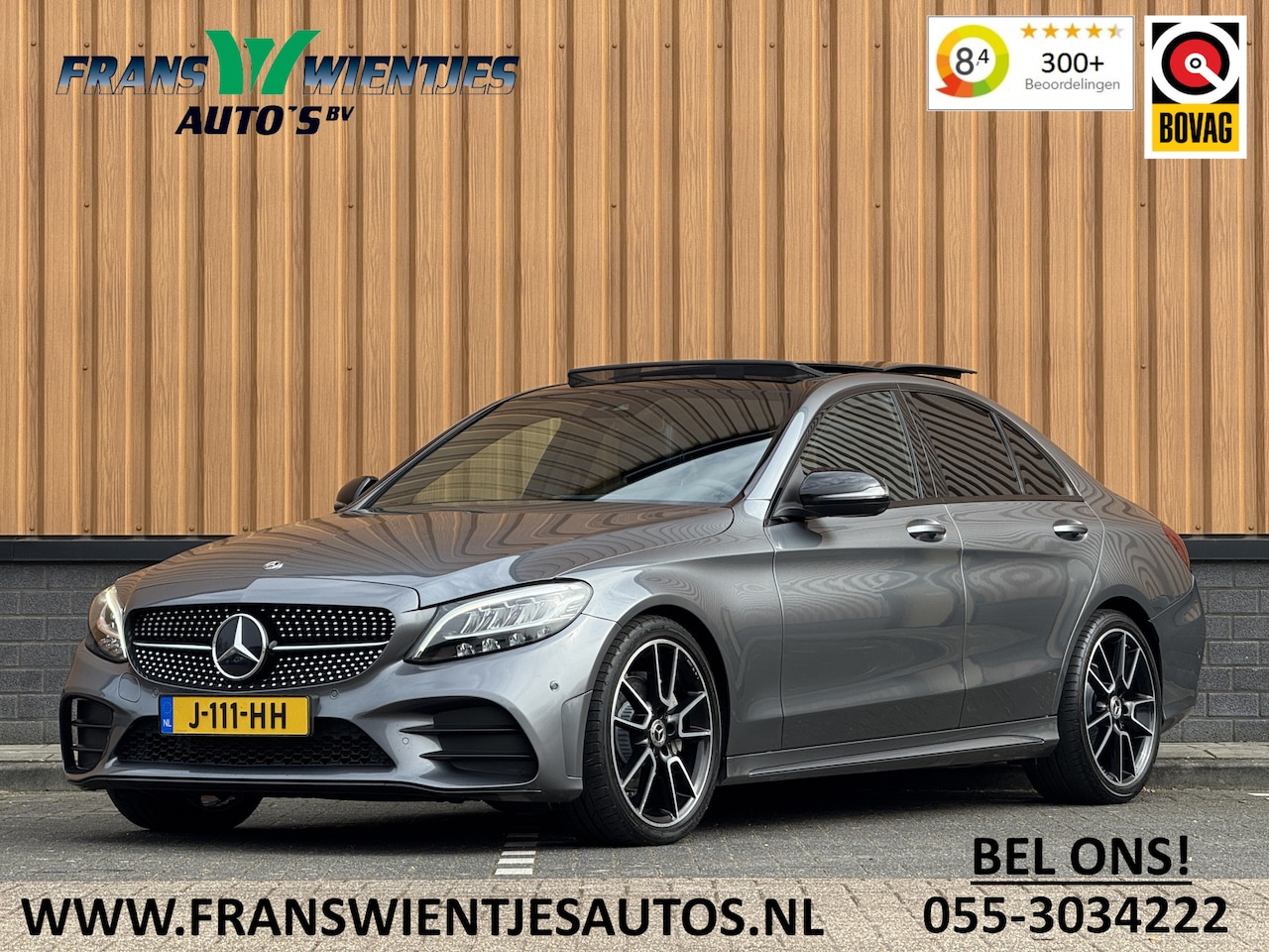 Mercedes-Benz C-klasse - 200 Business Solution AMG Plus Upgrade Edition | Burmester | Panoramadak | Sfeerverlichtin - AutoWereld.nl