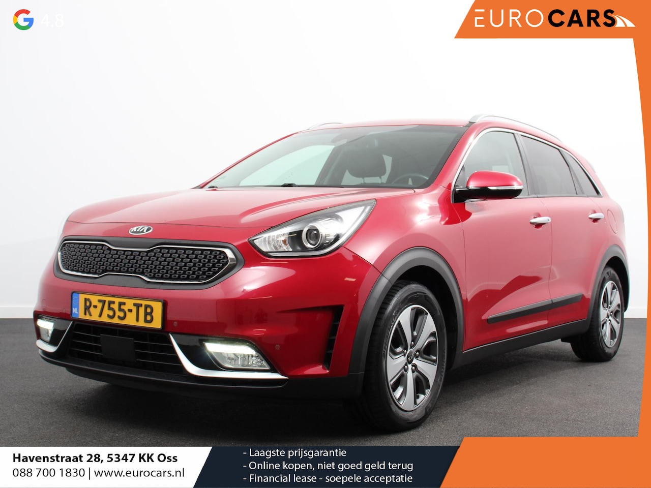 Kia Niro - 1.6 GDi Automaat Hybrid DynamicLine | Trekhaak | Navigatie | Camera | Parkeer sensoren V+A - AutoWereld.nl