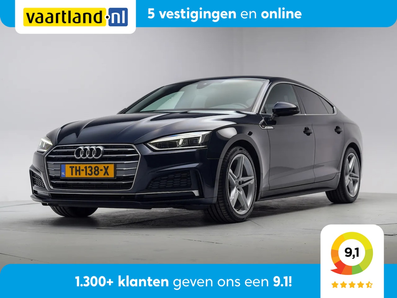 Audi A5 Sportback - 2.0 TFSI MHEV 190pk S-Line Aut. [ 2x S-line Full led Navi ] - AutoWereld.nl