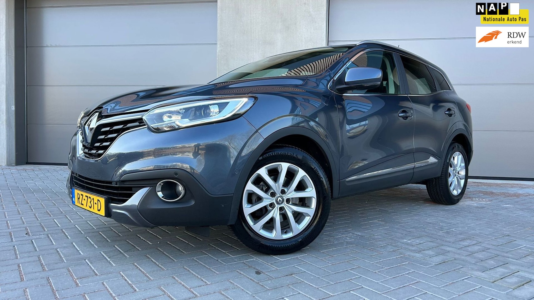 Renault Kadjar - 1.2 TCe Intens Aut, Led, Camera, Leder, Orig Ned - AutoWereld.nl