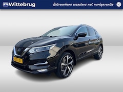Nissan Qashqai - 1.2 Tekna / Navi / Panoramadak / 19"LMV / Stoelverwarming / Elektr. Best.stoel / Half Lede