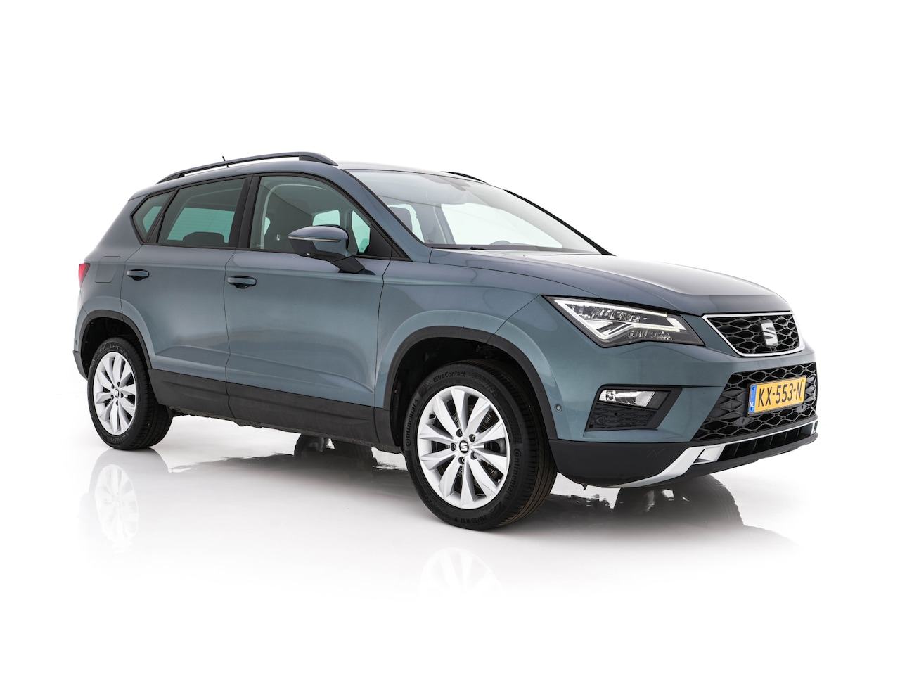 SEAT Ateca - 1.0 EcoTSI Style (INCL-BTW) *FULL-LED | NAVI-FULLMAP | CAMERA | DAB+ | COMFORTSEATS |  ECC - AutoWereld.nl