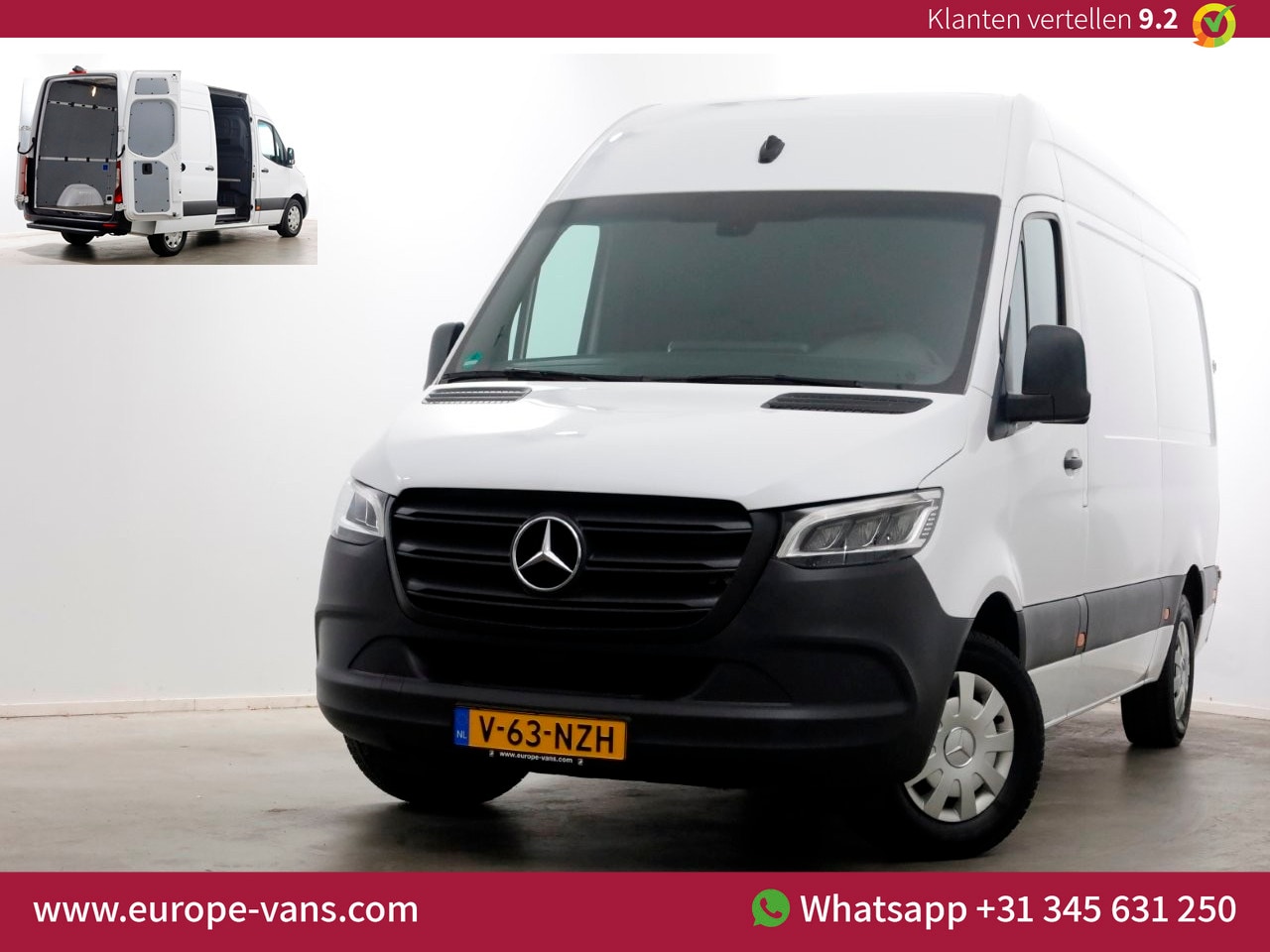 Mercedes-Benz Sprinter - 315 CDI 150pk RWD 9G-Automaat L2H2 LED/Airco/Camera 12-2020 - AutoWereld.nl