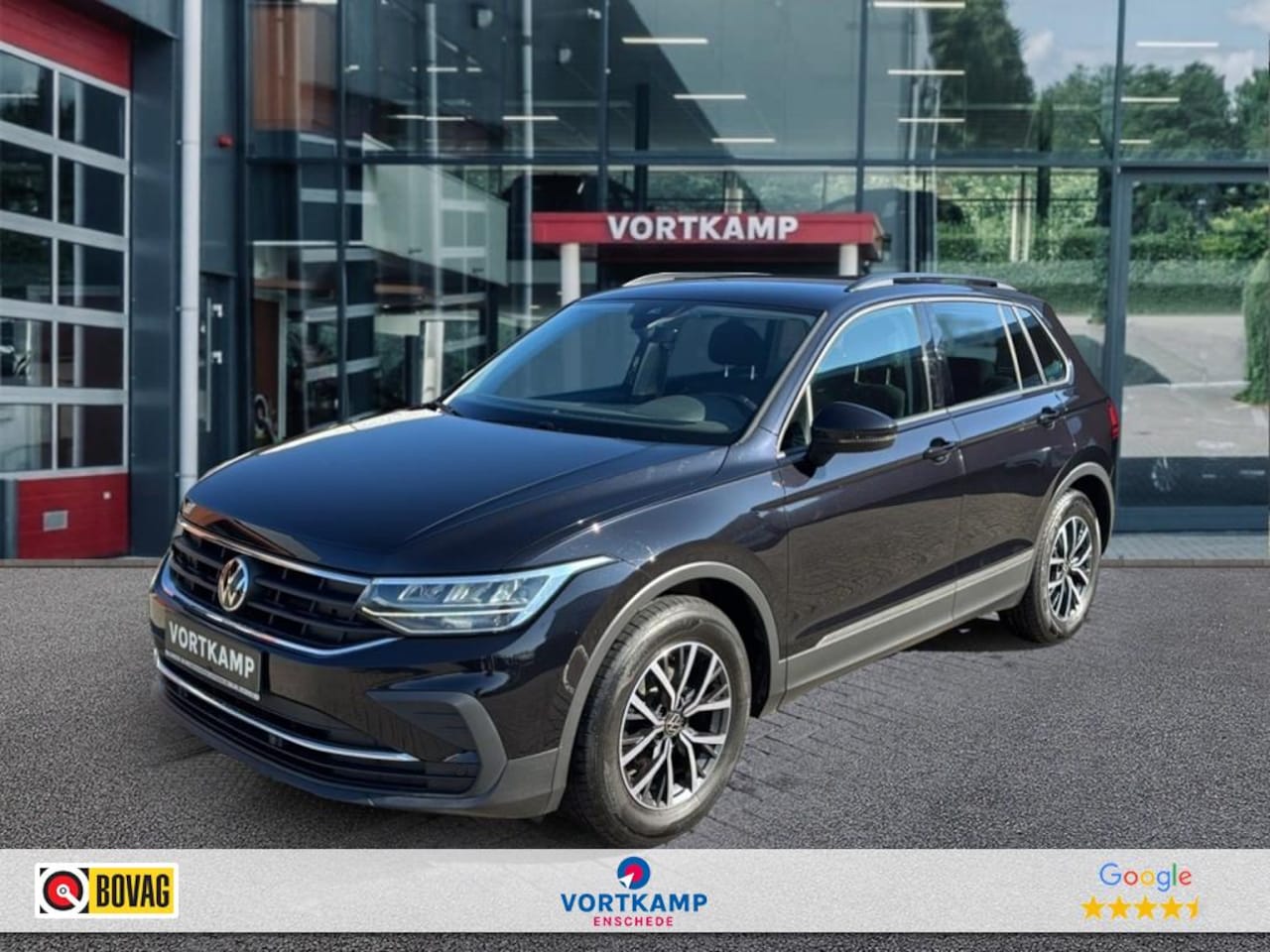 Volkswagen Tiguan - 2.0 TDI DSG LIFE TREKHAAK/CAMERA/ELEK-KLEP/ACC/STOEL+STUURVERW - AutoWereld.nl