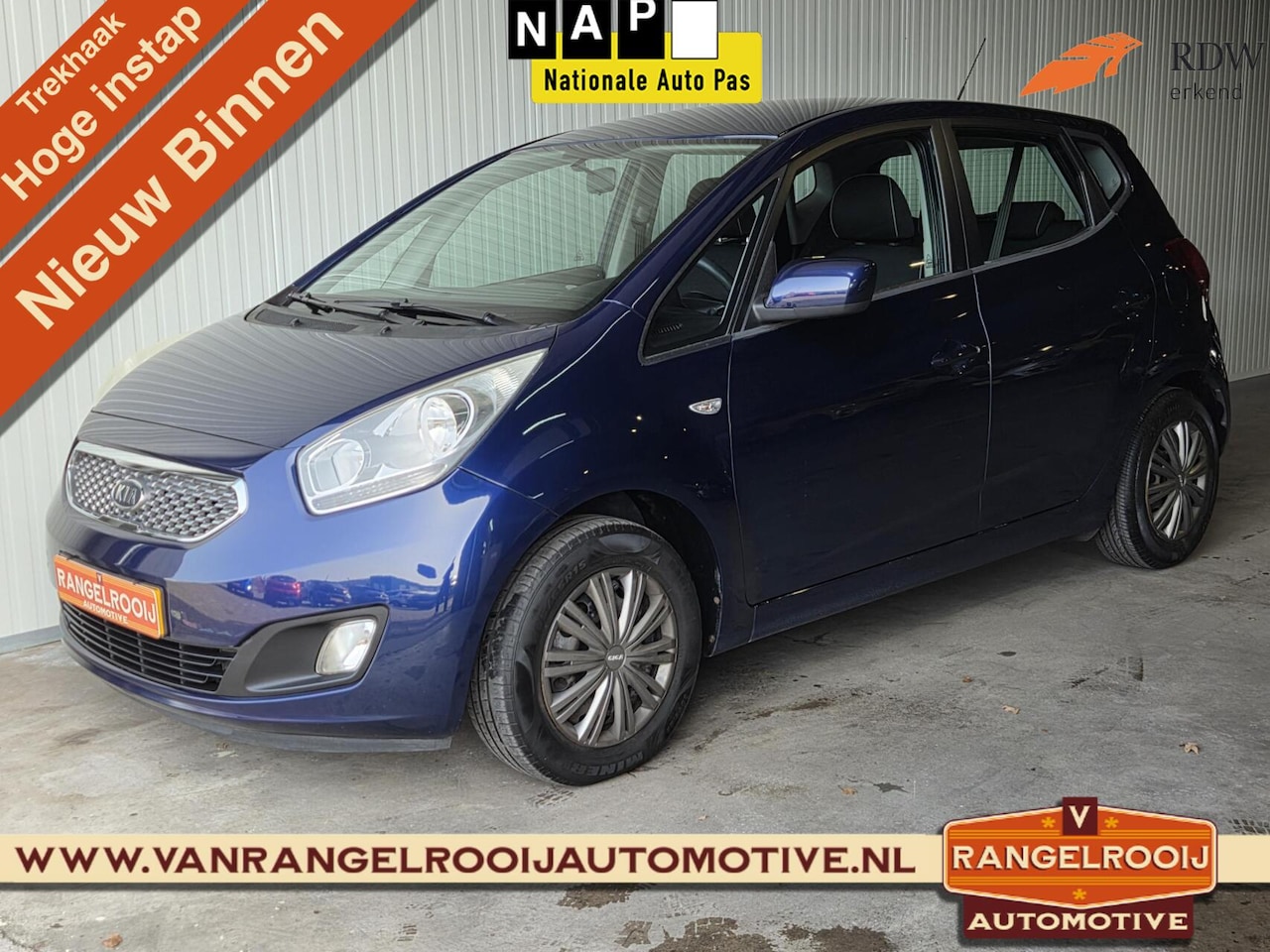 Kia Venga - 1.4 CVVT Brooklyn 1.4 CVVT Brooklyn, trekhaak, airco, cruise, navigatie - AutoWereld.nl