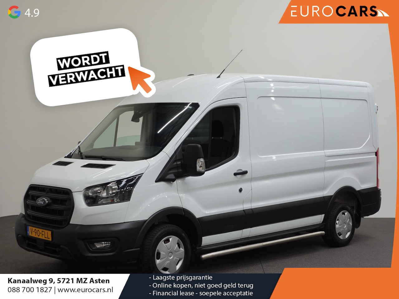 Ford Transit - 290 2.0 TDCI L2H2 Trend Airco|Navi|Bluetooth|Cruise Control - AutoWereld.nl