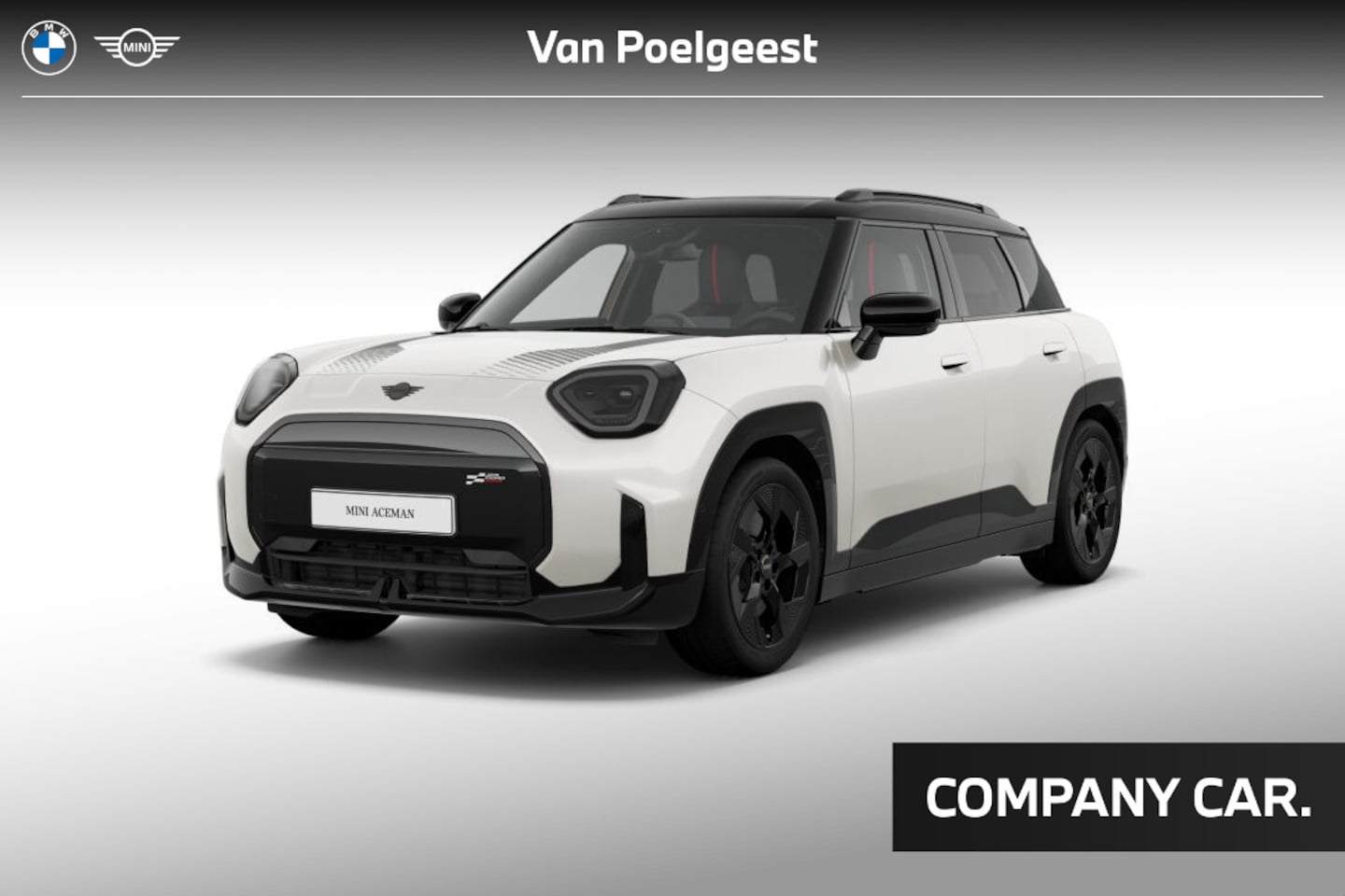 MINI Aceman - E John Cooper Works M 42.5 kWh | 18 inch John Cooper Works Slide Spoke Black - AutoWereld.nl