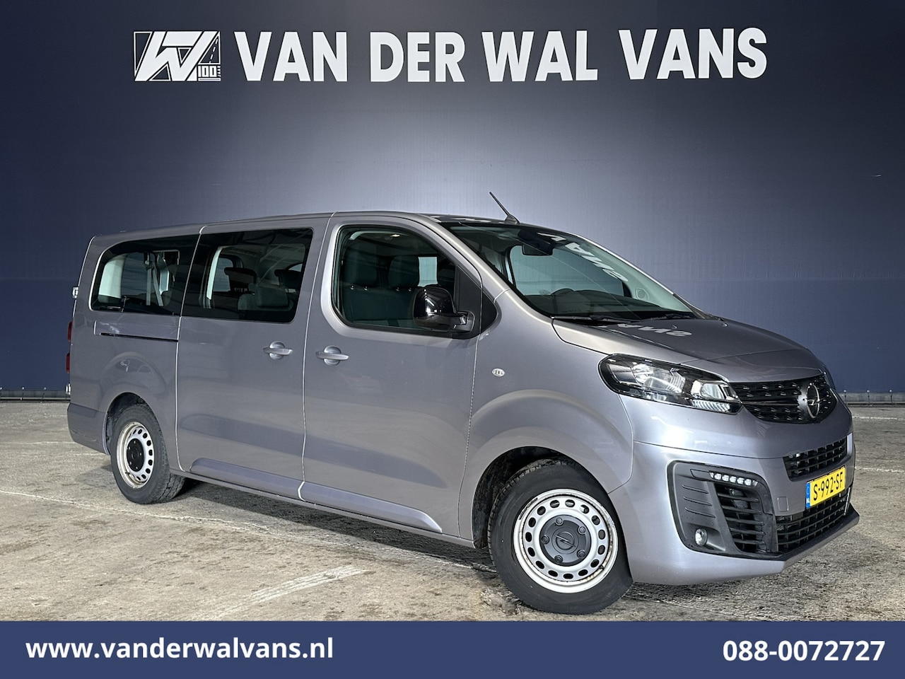 Opel Vivaro Combi - 1.5 CDTI 120pk L3H1 Personenbus 9-Zits Euro6 Airco | 2x zijdeur | Camera | Navigatie | App - AutoWereld.nl