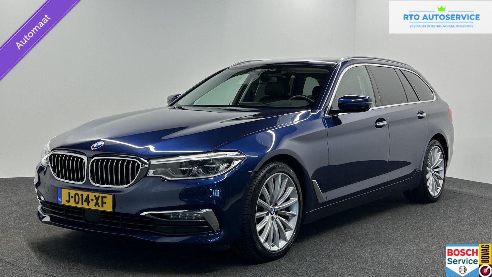 BMW 5-serie Touring - 530d xDrive High Executive CAMERA ADAPTIEF CRUISE NAVI LEER TREKHAAK. - AutoWereld.nl