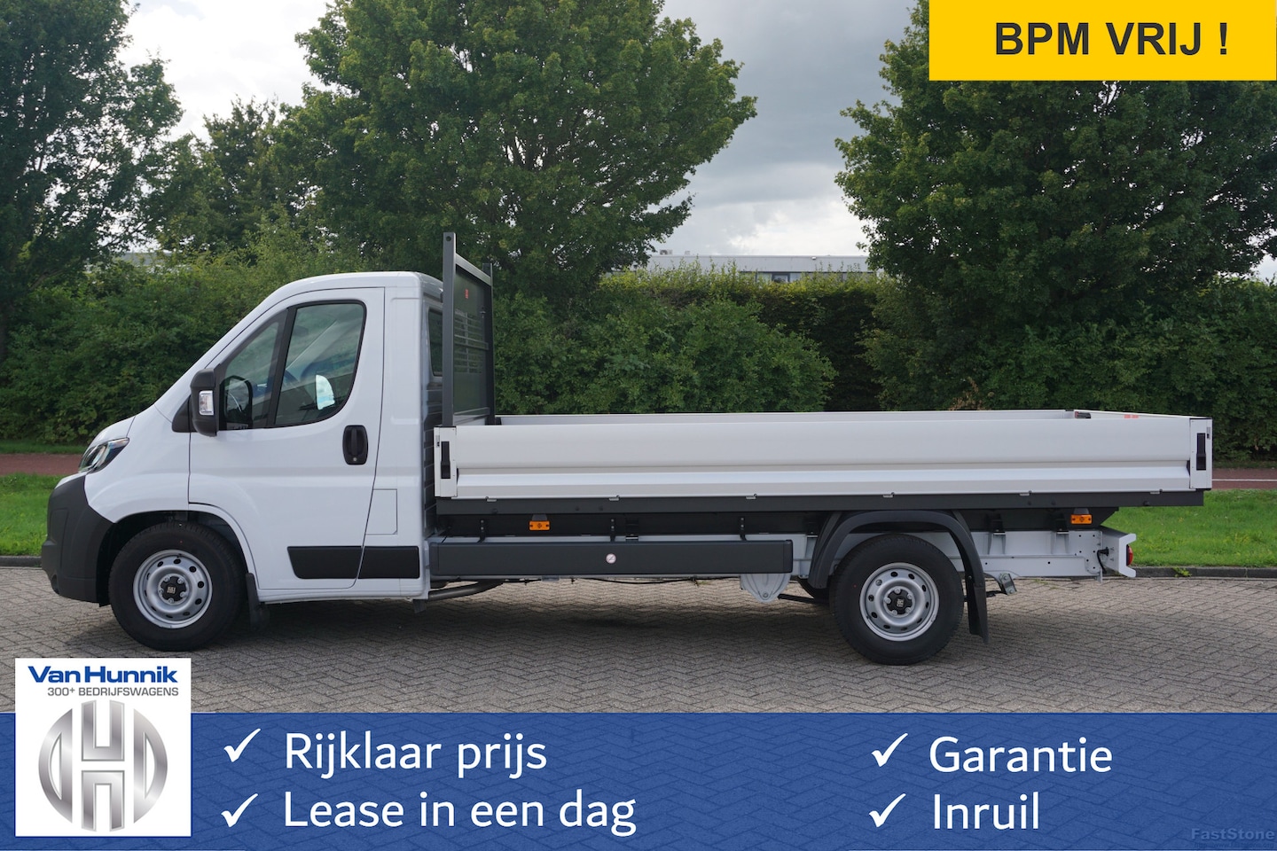 Citroën Jumper - Heavy 35 Open Laadbak BPM VRIJ!! Airco, Cruise, Bluetooth, 3.0T Trekgewicht!! NR. MD01* - AutoWereld.nl