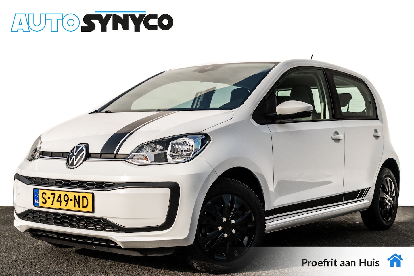 Volkswagen Up! - 1.0 5 Drs. | 24.625 Km | Org. NL | Lane Assist | DAB+ | Elektrisch pakket - AutoWereld.nl