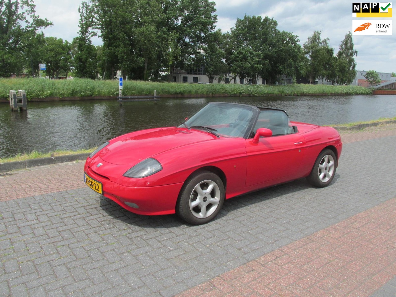 Fiat Barchetta - 1.8-16V 46000 km Nederlandse dealerauto zeer mooi - AutoWereld.nl