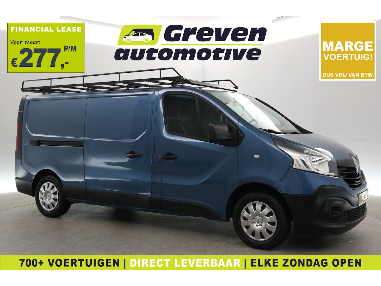 Renault Trafic - 1.6 dCi T29 L2H1 | MARGE | Airco | Camera | Cruise | 3 Zits | Trekhaak | Stoelverw. | Navi - AutoWereld.nl