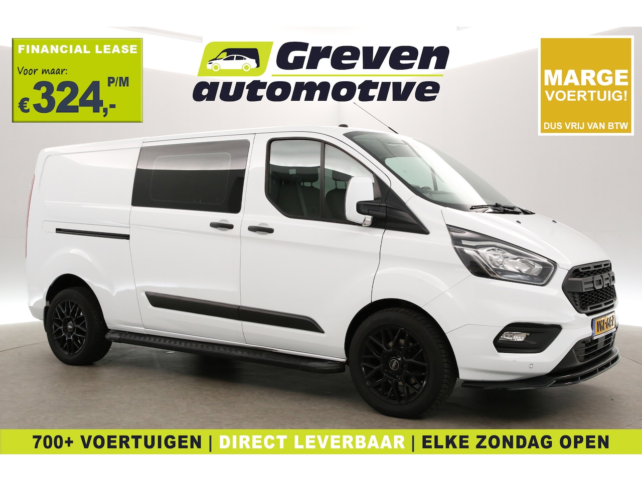 Ford Transit Custom - 2.0 TDCI L2H1 Limited | MARGE | 2800KG Trekgew. | Trekhaak | DC | 6-Zits | Airco | Camera - AutoWereld.nl