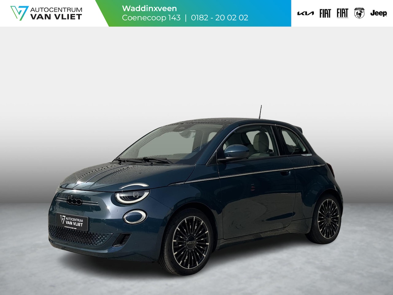 Fiat 500e - La Prima 42 kWh Fiat 500e La Prima Leder | 17" | Pack Winter | Schuif/Kantel dak | Subsidi - AutoWereld.nl
