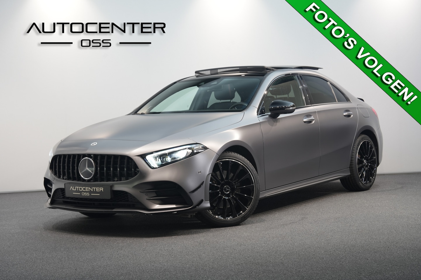 Mercedes-Benz A-klasse - 250 e Limousine AMG A35 MAGNO MAT ✅ PANO ✅ HEAD-UP ✅ BURMESTER ✅ 360 CAM ✅ DISTRONIC ✅ MUL - AutoWereld.nl