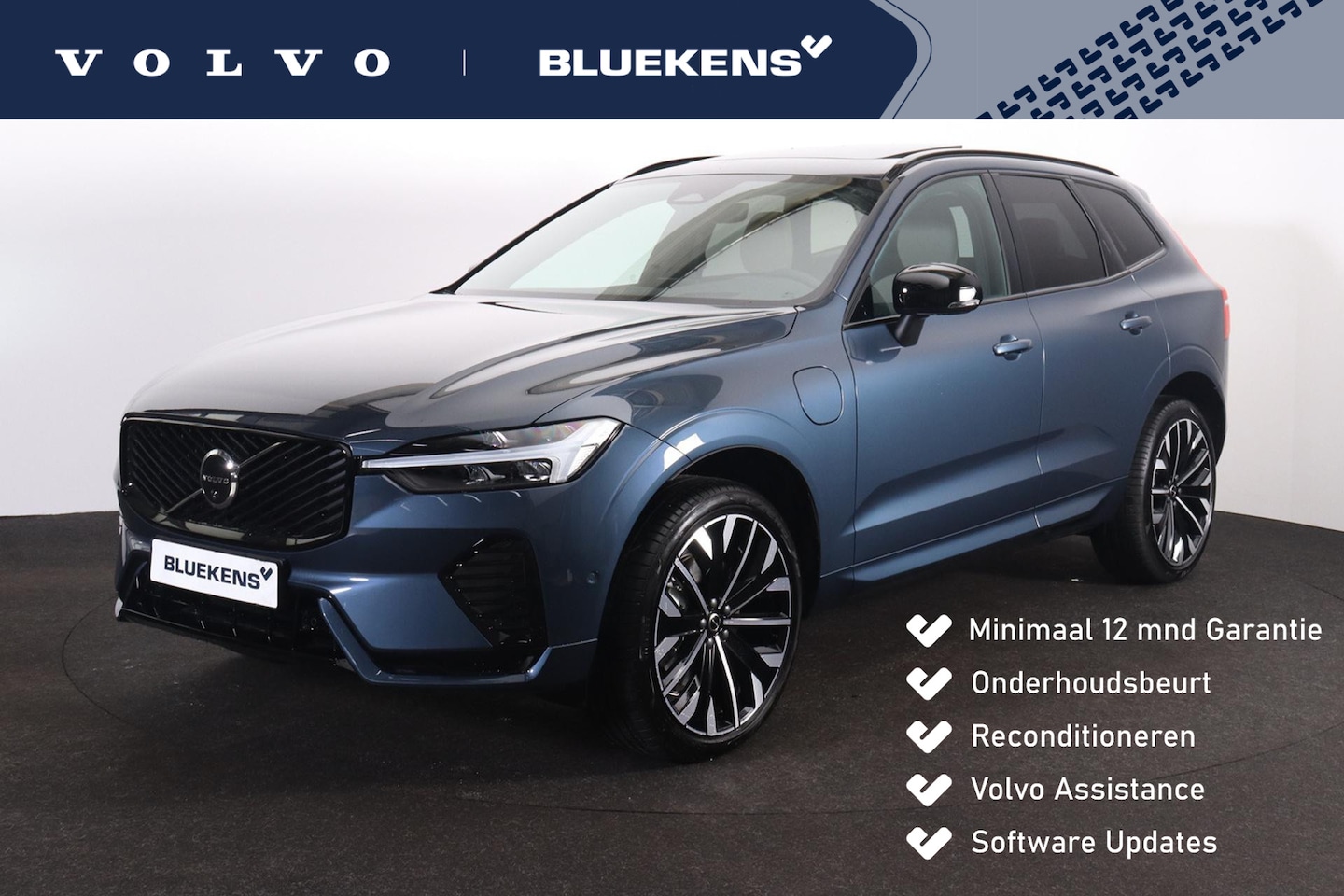 Volvo XC60 - T6 Plug-in hybrid AWD Plus Dark - Panorama/schuifdak - IntelliSafe Assist & Surround - Par - AutoWereld.nl