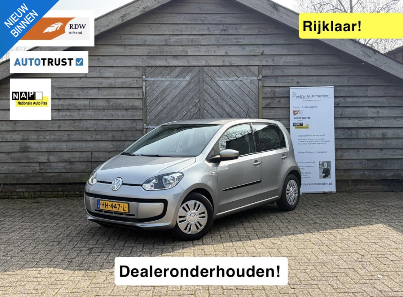 Volkswagen Up! - 1.0 move up! BlueMotion | Airco | Navi | Elektrische ramen | Dealeronderhouden | 2e Eigena - AutoWereld.nl