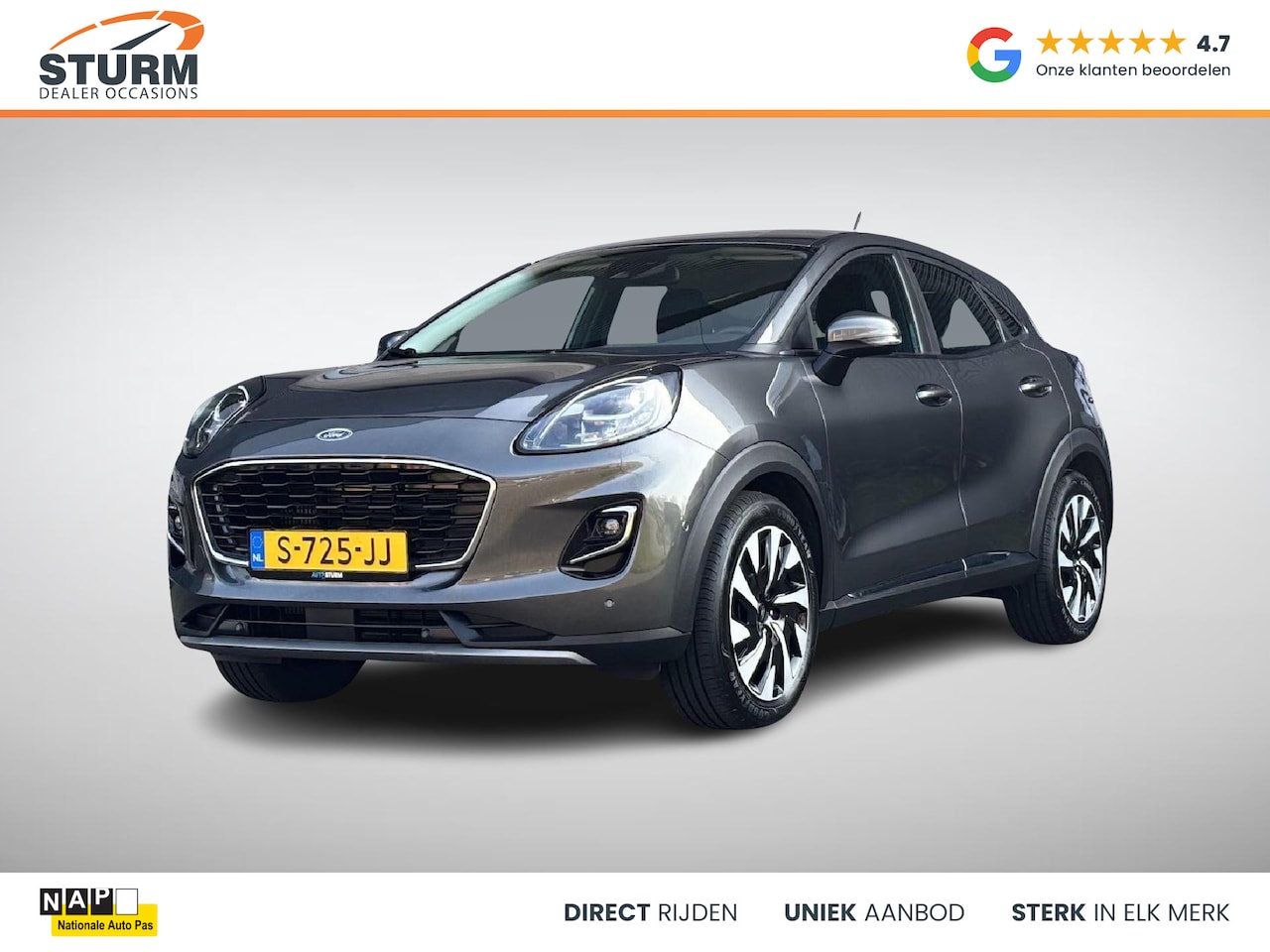 Ford Puma - 1.0 EcoBoost Hybrid Titanium NL-Auto incl. Trekhaak! - AutoWereld.nl