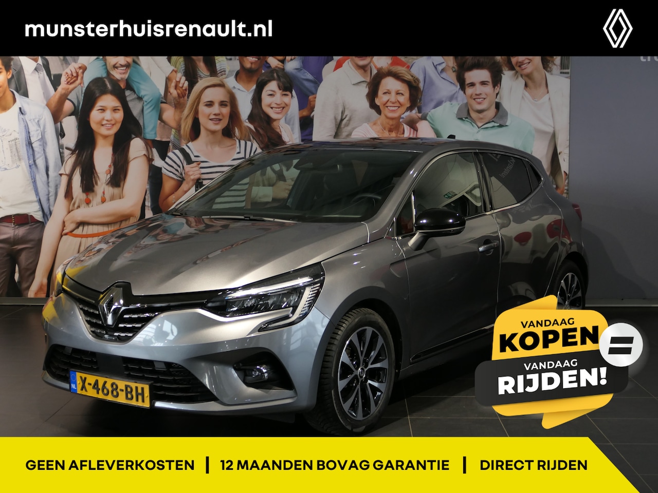 Renault Clio - 1.0 TCe 90 Techno - Dealer onderhouden! - Dodehoek - Grootlichtassistent - Allseasons - AutoWereld.nl