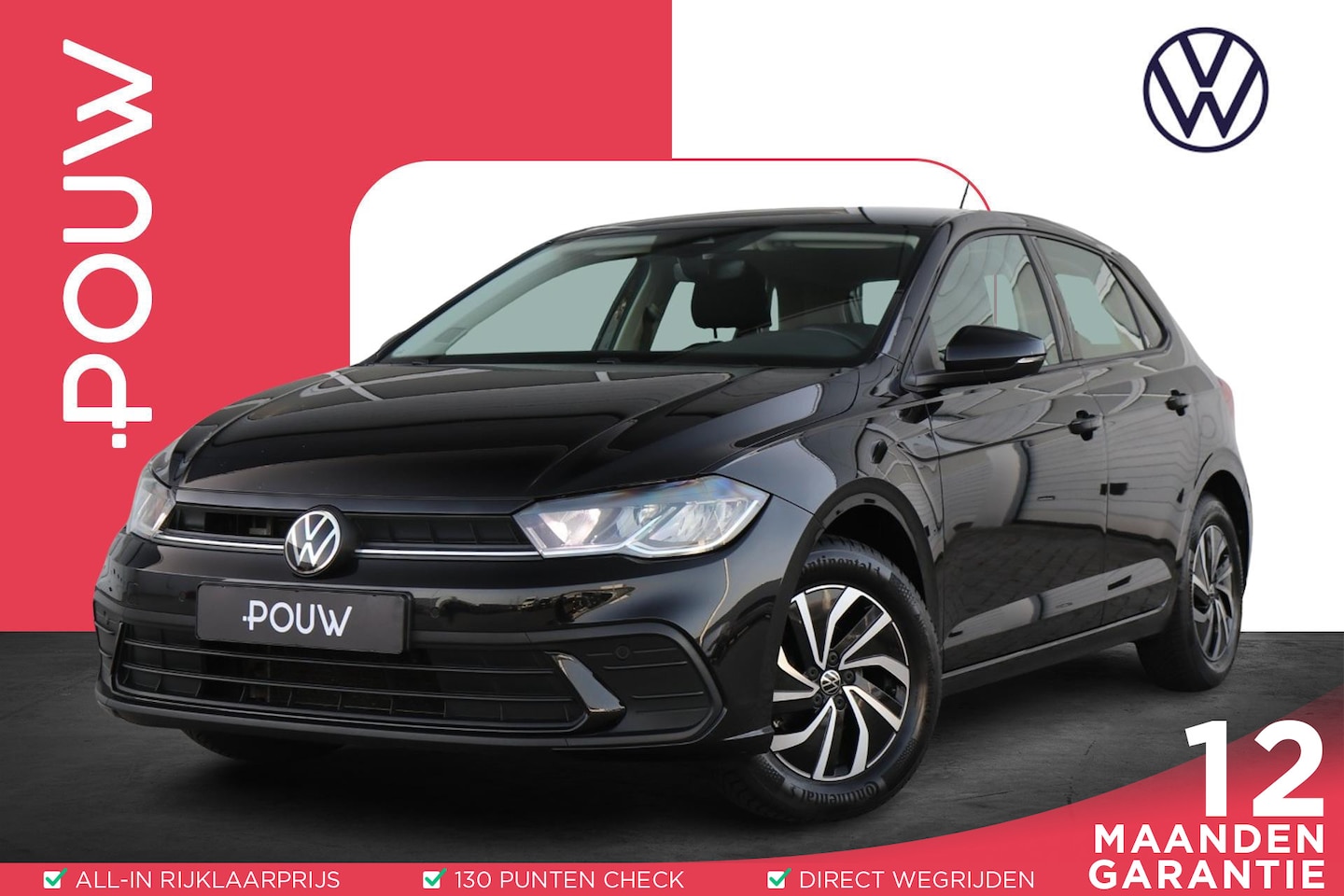 Volkswagen Polo - 1.0 TSI 95pk Life | App Connect | Parkeersensoren | Cruise Control - AutoWereld.nl