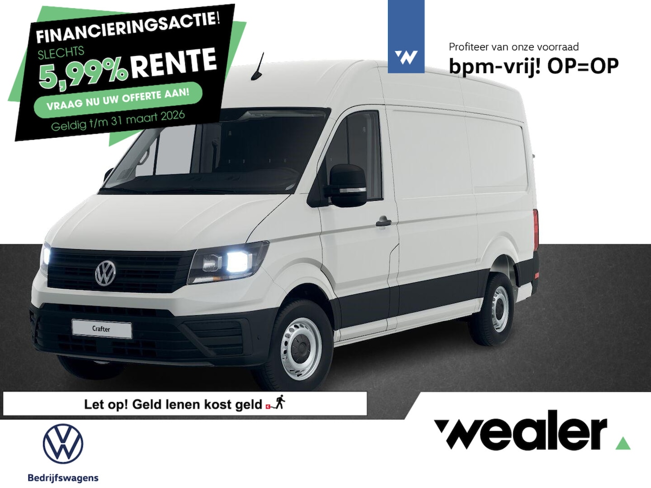 Volkswagen Crafter - Bedrijfswagens Trendline L3 2.0 TDI EU6 103 kW (140 pk) GVW 3.0T WB 3640 MM 6 versn. Han - AutoWereld.nl