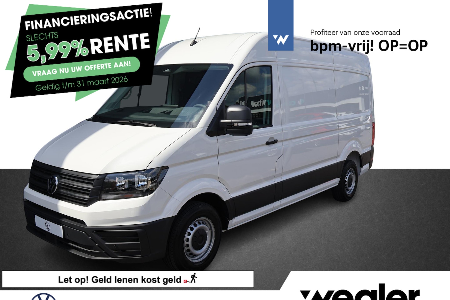 Volkswagen Crafter - Bedrijfswagens Trendline L3 2.0 TDI EU6 103 kW (140 pk) GVW 3.5T WB 3640 MM 6 versn. Han - AutoWereld.nl