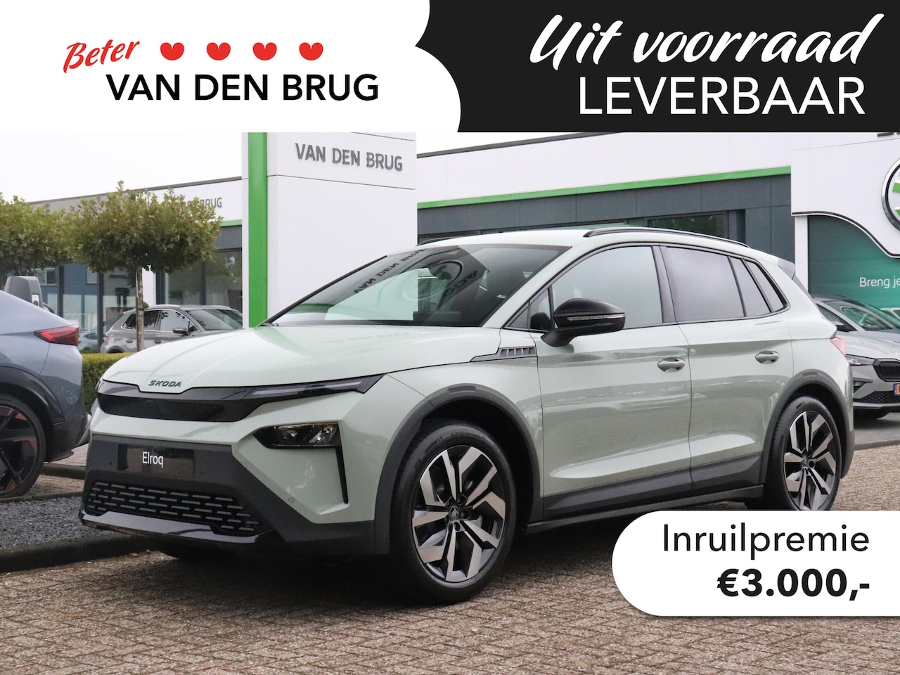 Skoda Elroq - 60 Sportline | Trekhaak | Stoel -& stuurverwarming | Adaptieve cruise control | Dodehoekse - AutoWereld.nl