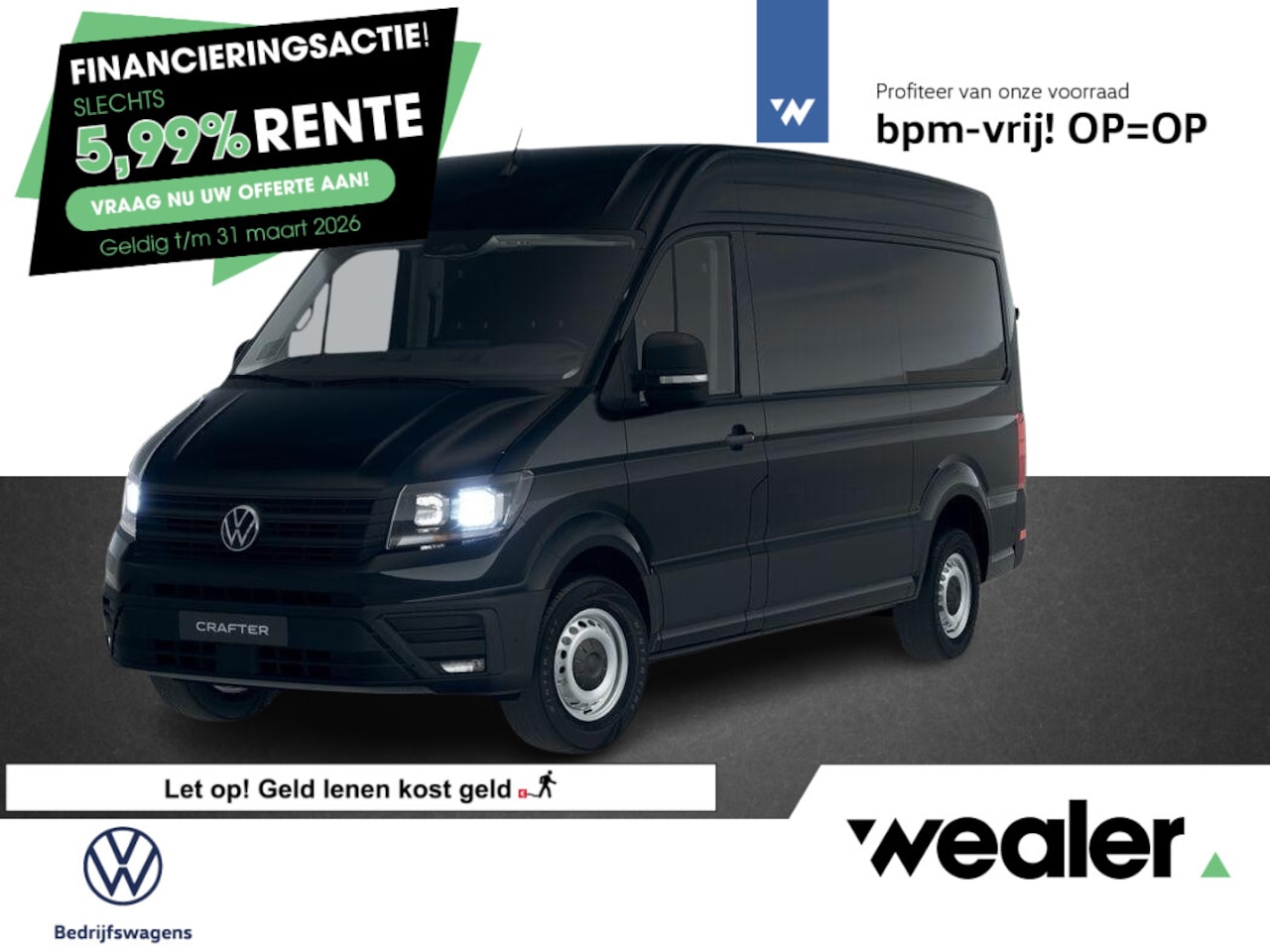 Volkswagen Crafter - Bedrijfswagens Trendline L3 2.0 TDI EU6 103 kW (140 pk) GVW 3.5T WB 3640 MM 6 versn. Han | - AutoWereld.nl