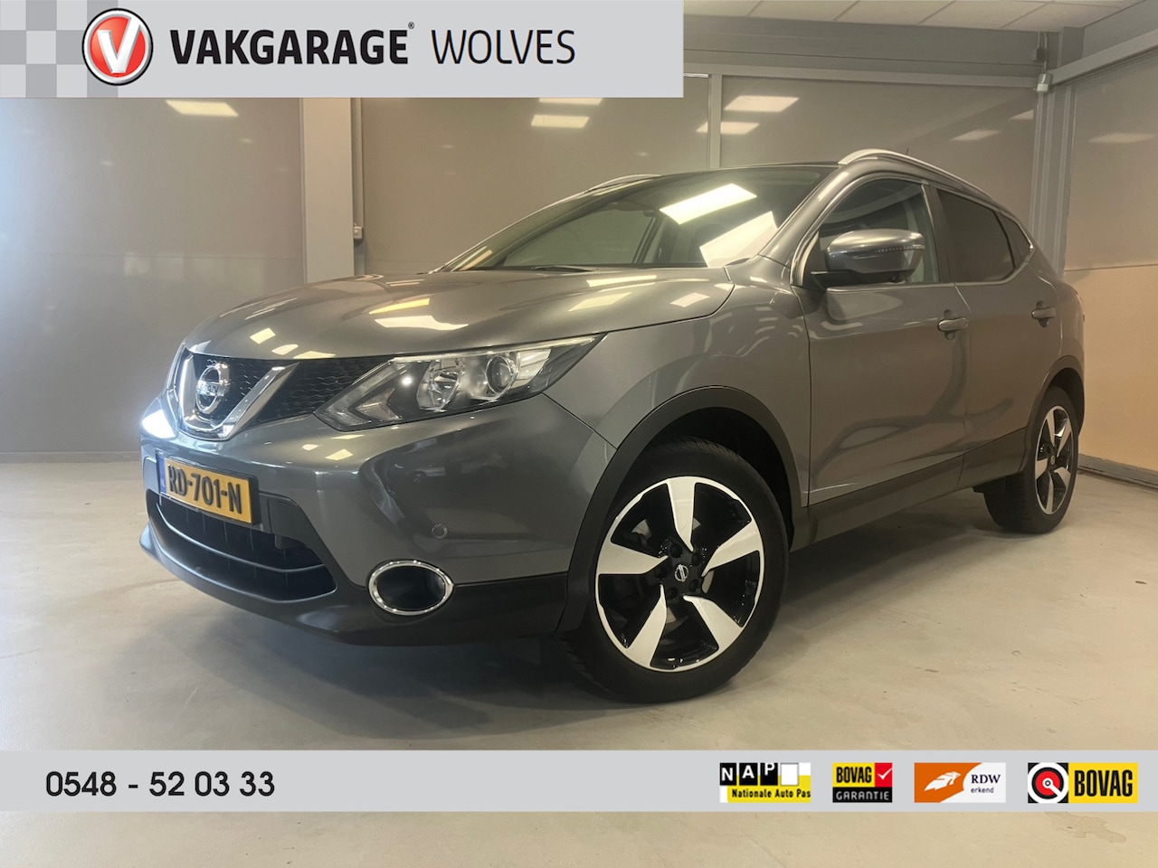 Nissan Qashqai - 1.2 N-Vision |PANODAK | NAVI| CLIMA | TREKHAAK | 360 CAMERA | - AutoWereld.nl