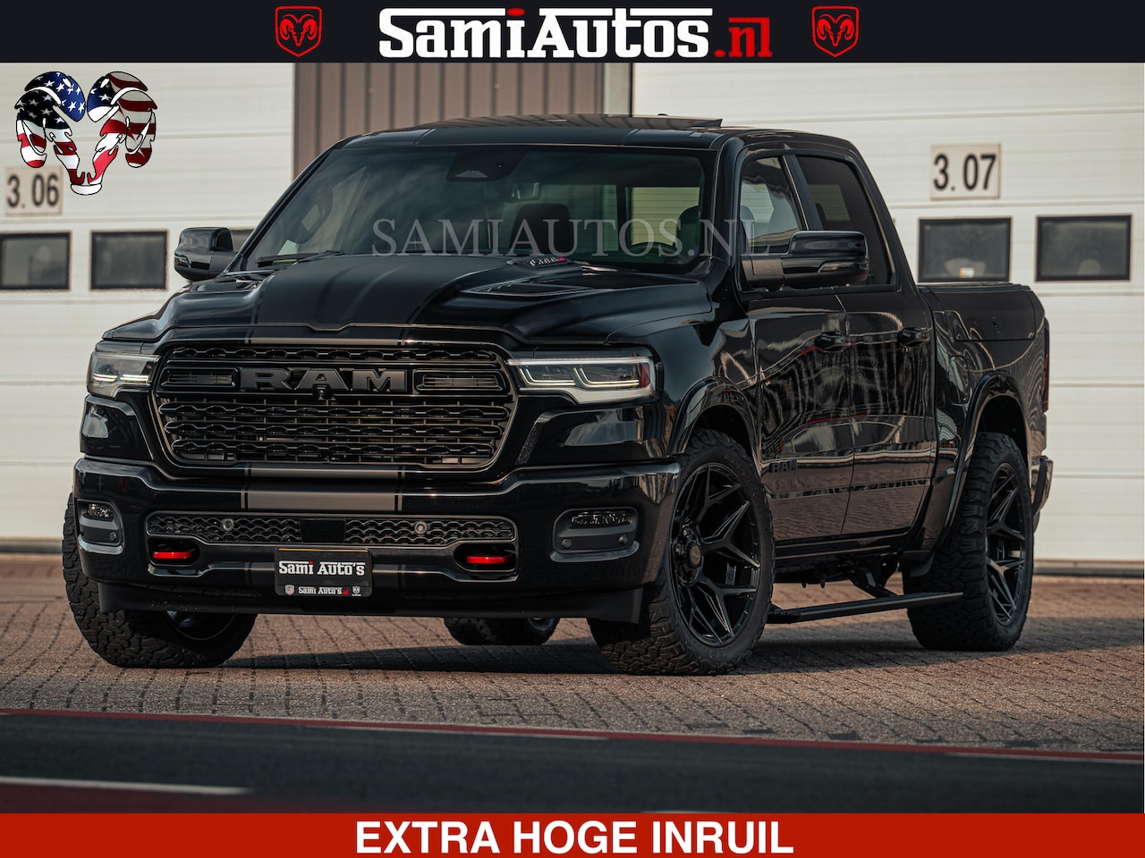 Dodge Ram Pick Up - Limited Night H.O 540HP 706Nm | Massage + Full Option | De Meest Luxe en Volle in zijn Kla - AutoWereld.nl