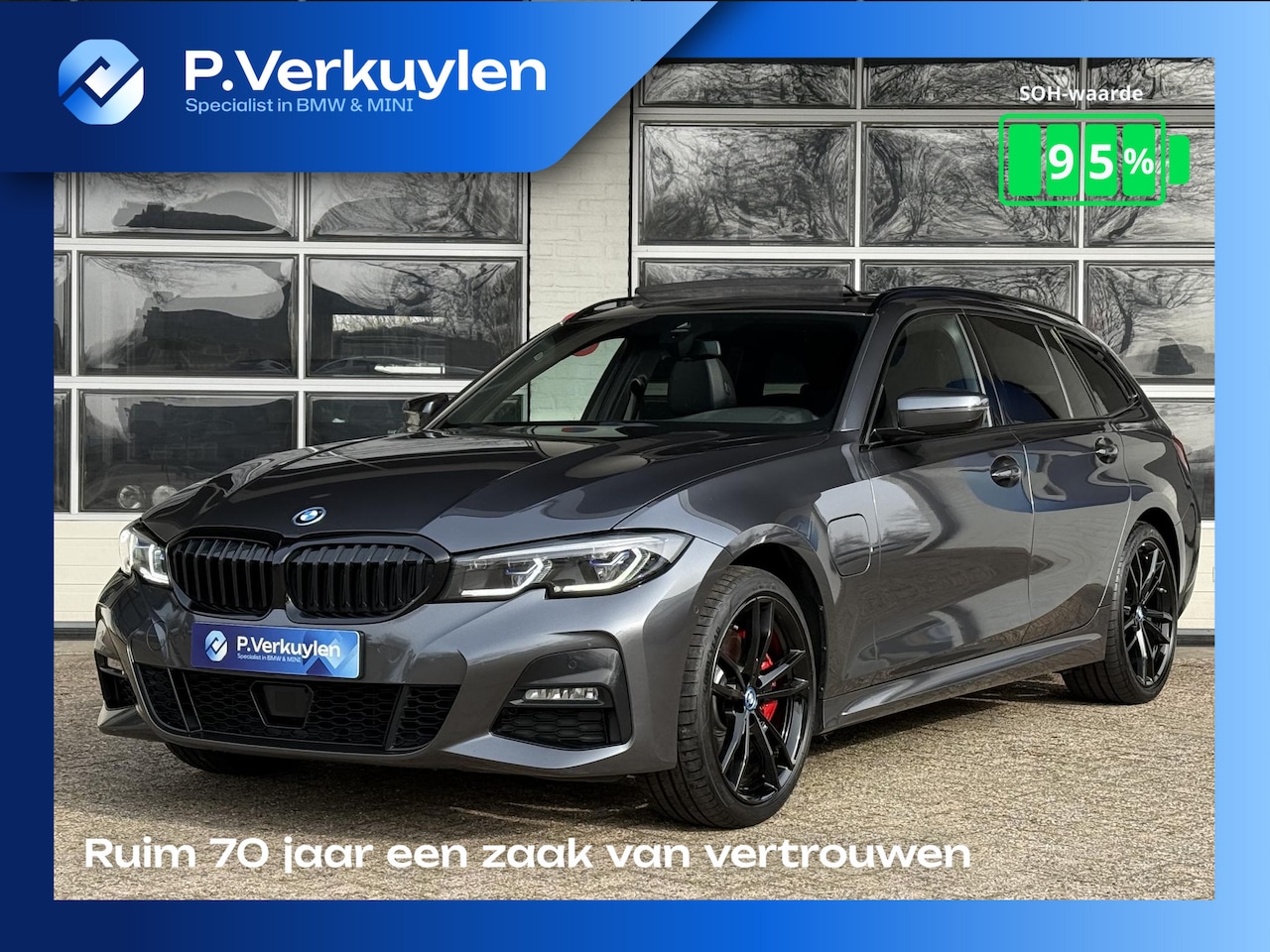 BMW 3-serie Touring - 330e xDrive M SPORT | PANORAMA | SPORTREMMEN | HEAD UP | 19 INCH | ADAPT. ONDERSTEL | - AutoWereld.nl