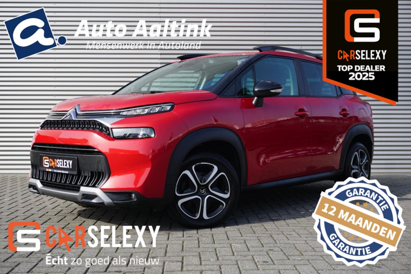 Citroën C3 Aircross - 110PK Feel ELEK. CLIMATE | 360CAMERA | CARPLAY | NAVI - AutoWereld.nl