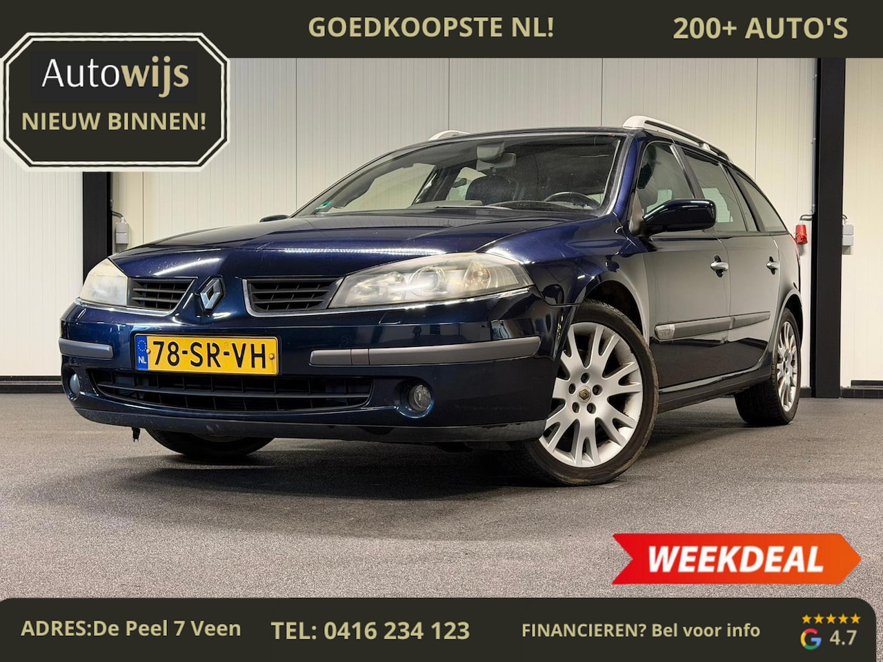 Renault Laguna Grand Tour - 2.0-16V Privilège|INRUIL KOOPJE|NAVI|NL AUTO|APK 5-2026 - AutoWereld.nl