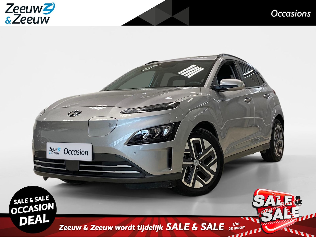 Hyundai Kona Electric - EV | 64 KWH | PREMIUM SKY | LEDER | OPEN DAK | - AutoWereld.nl