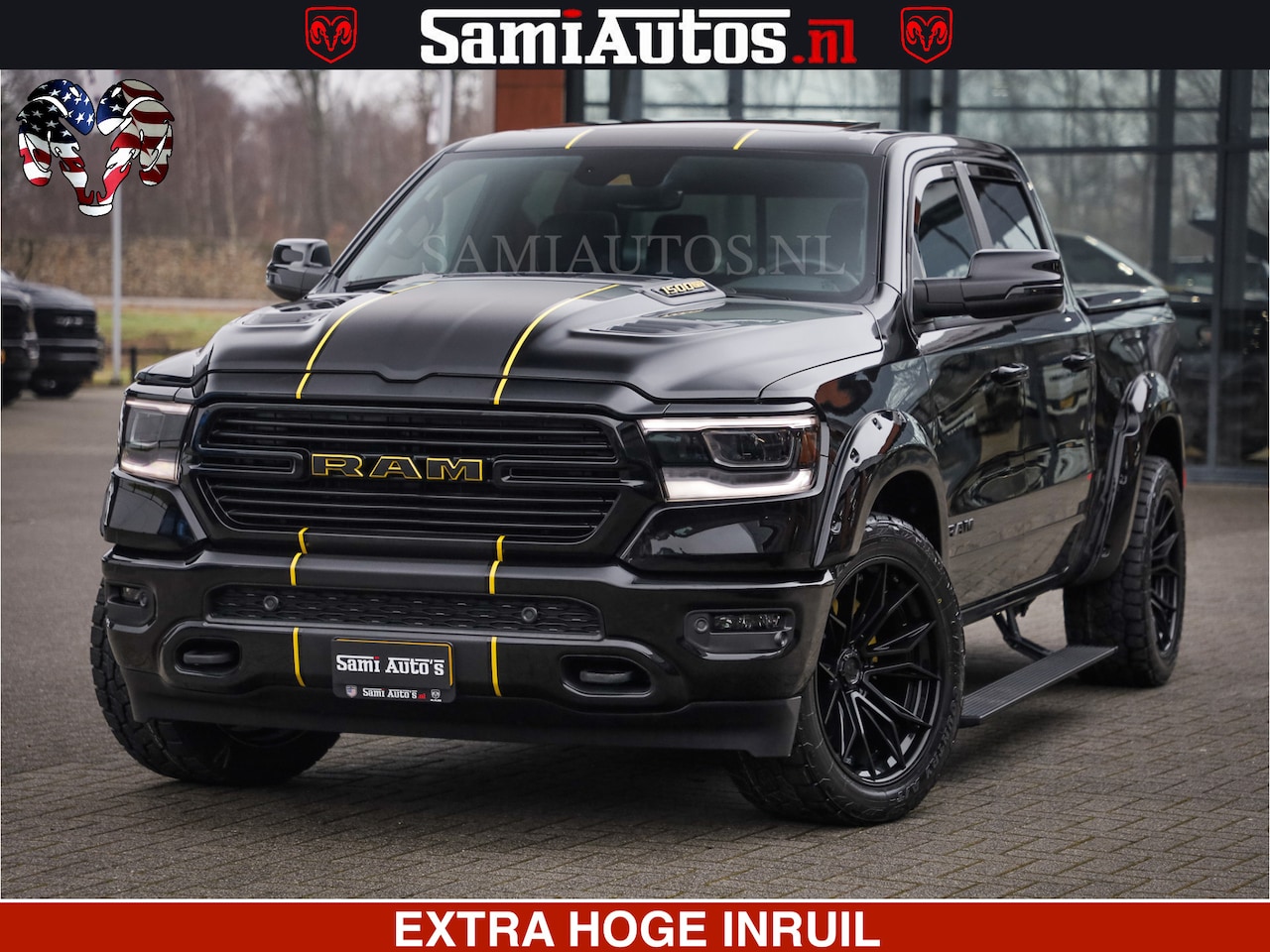 Dodge Ram 1500 - LARAMIE SPORT 4X4 5.7 V8 | PRINS LPG | CAMERA | APPLE CARPLAY | 3500KG | FULL LED | CRUISE - AutoWereld.nl