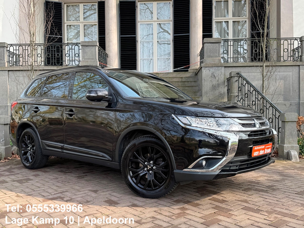 Mitsubishi Outlander - 2.0 Instyle+ 4WD 7P Automaat BLACK-LINE Navi Sch-Dak 360C Camera Trekhaak - AutoWereld.nl