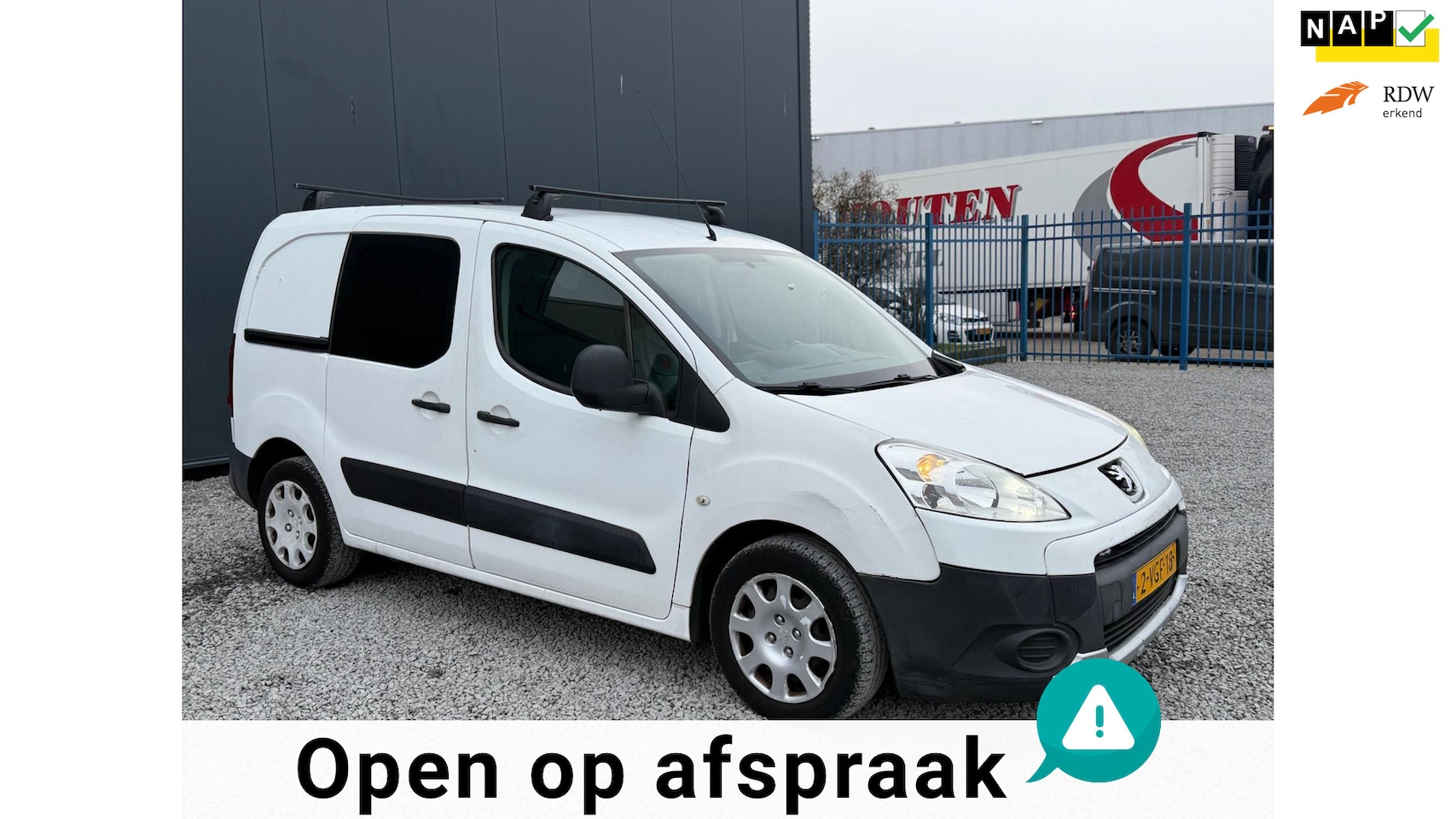 Peugeot Partner - 1.6 HDI 3ZITS!AIRCO!SCHUIFDEUR!MARGE! - AutoWereld.nl