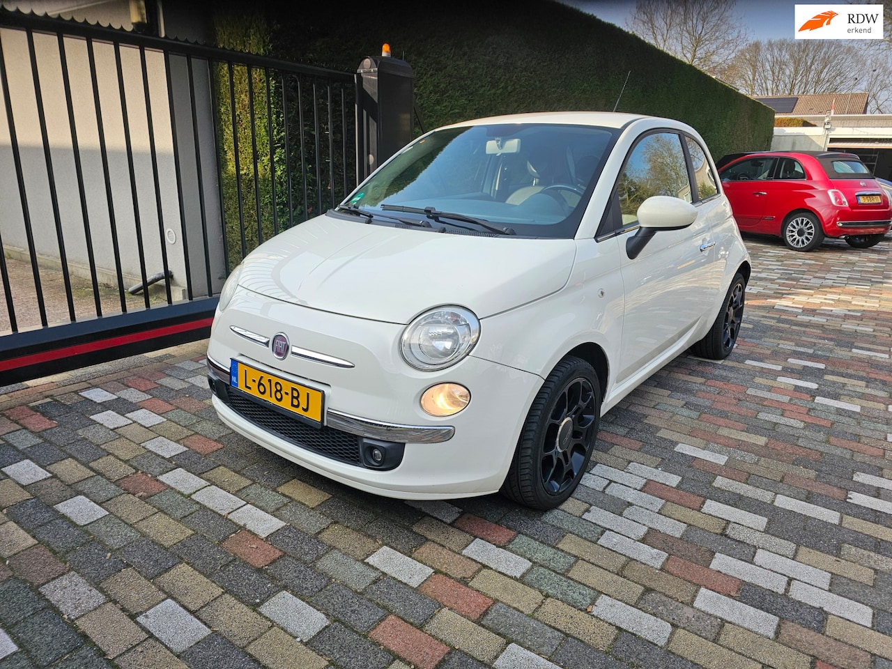 Fiat 500 - 1.2 Lounge 2011 Airco Lm velgen Elektr. ramen - AutoWereld.nl