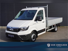 MAN TGE - 5.180 dubbellucht 180pk open laadbak Trekhaak Standkachel Cruise control 3-Zits Euro6