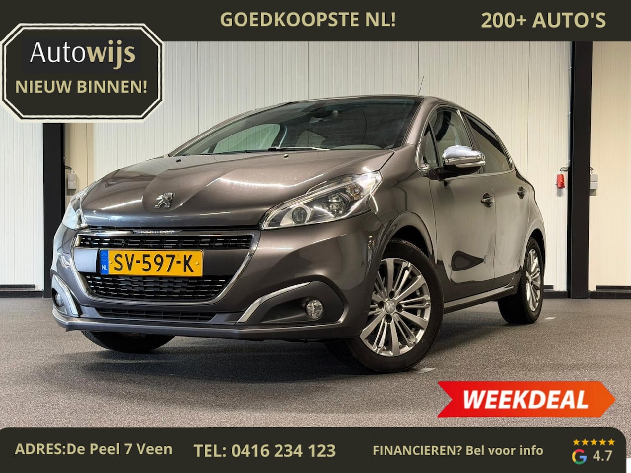 Peugeot 208 - 1.2 PureTech Allure|CAMERA|NAVI|NL AUTO|D-RIEM VV - AutoWereld.nl
