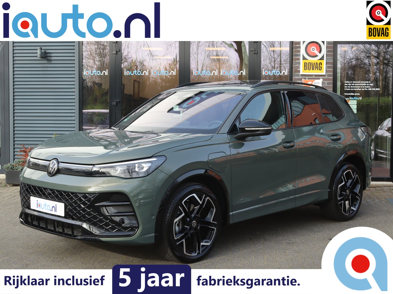 Volkswagen Tiguan - 1.5 eHybrid 272pk R-Line Black Style Pano/Leder/IQ.Light HD/360/Headup/HK/Keyless/ACC/DCC/ - AutoWereld.nl